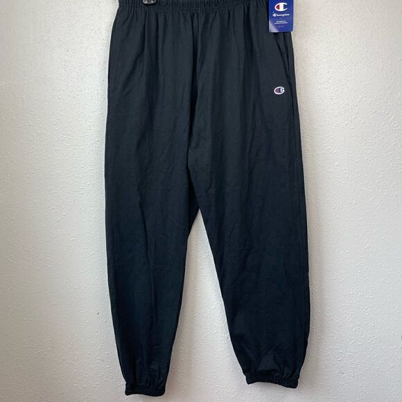 NWT Champion Black Sweatpants Size L - Picture 1 of 7